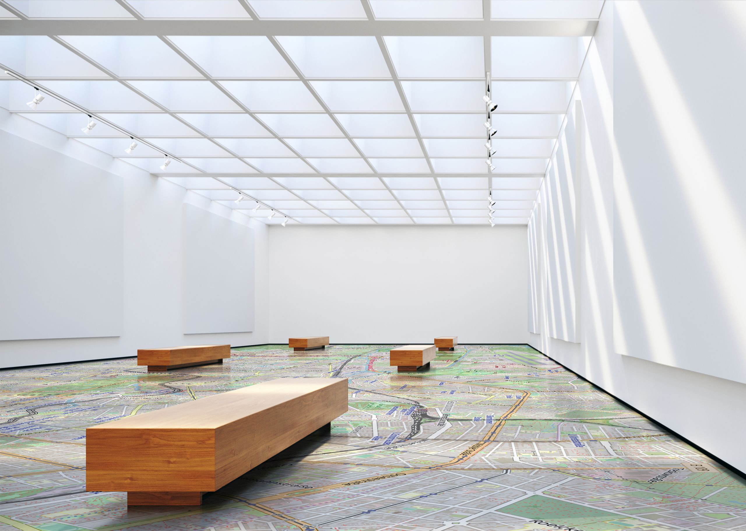 carpetino cityprint, Museum, Teppich, Vinyl, Einsatzgebiete
